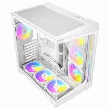 Gabinete Antec C5 Argb, Midi Tower, Atx, Micro-atx, Itx, 7xventiladores, Blanco
