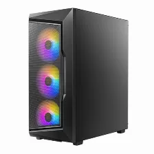 Gabinete Antec Ax61 Elite Media Torre, Ventana Cristal, 4x Ventiladores Argb, Negro