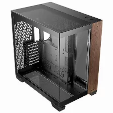 Gabinete Antec C8 Wood, Full Tower, Ventana De Vidrio, Negro/madera