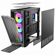 Gabinete Antec Performance 1 Ft Argb, Full Tower, Ventana Lateral, 4x Ventiladores, Negro