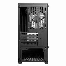 Gabinete Antec Vcx100m Argb, Mini Tower, Micro-atx, Itx, Cristal Templado, Cinco Ventiladores Argb 120 Mm Incluidos, Usb 3.0, Negro.
