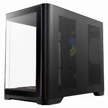 Gabinete Antec C5 Curve Argb. Midi Tower, 4x Ventilador 120 Mm, Compatible Btc, Negro