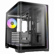 Gabinete Antec C5 Curve Argb. Midi Tower, 4x Ventilador 120 Mm, Compatible Btc, Negro
