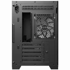 Gabinete Antec Flux M, Micro-atx Itx, Panel De Cristal Templado, 6 Ventiladores Pwm Incluidos, Radiador Hasta 360 Mm, Color Negro.