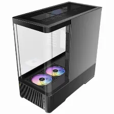 Gabinete Antec C6 Curve Argb, Media Torre, Cristal Templado Curvo, Soporte Atx Micro-atx Itx, Tres Ventiladores Argb Pwm, Usb Tipo C.