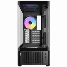 Gabinete Antec C6 Curve Argb, Media Torre, Cristal Templado Curvo, Soporte Atx Micro-atx Itx, Tres Ventiladores Argb Pwm, Usb Tipo C.
