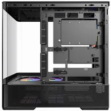 Gabinete Antec C6 Curve Argb, Media Torre, Cristal Templado Curvo, Soporte Atx Micro-atx Itx, Tres Ventiladores Argb Pwm, Usb Tipo C.
