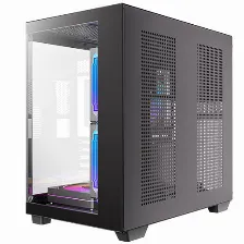 Gabinete Antec Cx M2 Argb, Mini Tower, Micro-atx Itx, Cristal Templado, Doble Camara, 5 Ventiladores Argb 120 Mm, Usb Tipo C.