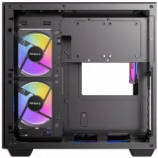 Gabinete Antec Cx M2 Argb, Mini Tower, Micro-atx Itx, Cristal Templado, Doble Camara, 5 Ventiladores Argb 120 Mm, Usb Tipo C.