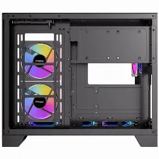 Gabinete Antec Cx M3 Argb, Mini Tower, Micro-atx Itx, Panel De Cristal Templado, Seis Ventiladores Argb Incluidos, Usb Tipo-c.