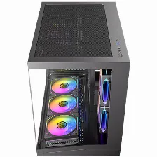 Gabinete Antec Cx M3 Argb, Mini Tower, Micro-atx Itx, Panel De Cristal Templado, Seis Ventiladores Argb Incluidos, Usb Tipo-c.