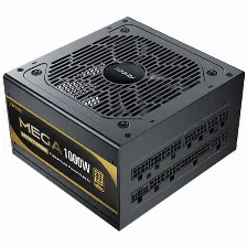 Fuente De Poder Antec Mega1000 Gold, Potencia 1000 W, Certificacion 80 Plus Gold, Atx 3.1, Pcie 5.1 12v-2x6, Totalmente Modular.