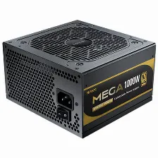 Fuente De Poder Antec Mega1000 Gold, Potencia 1000 W, Certificacion 80 Plus Gold, Atx 3.1, Pcie 5.1 12v-2x6, Totalmente Modular.