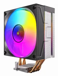 Enfriador Para Cpu Antec F400 Argb, Ventilador 120 Mm Pwm, 4 Tubos De Calor, Tdp 205 W, Iluminacion Argb, Compatible Intel Y Amd.