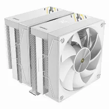 Disipador Para Cpu Antec (f620 Digital Pro White), 2 Ventiladores 120 Mm Pwm, 6 Heat Pipes, Tdp 255 W, Pantalla Digital, Color Blanco.