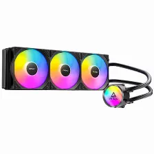 Enfriamiento Liquido Antec Omni 360 Argb, Radiador De 360 Mm, Tres Ventiladores Pwm De 120 Mm, Bomba Espejo Argb, Compatibilidad Intel Y Amd.