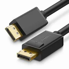 Cable Displayport Ugreen 10245 Displayport 1.2, 1.5 M, Negro