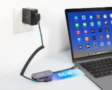 Docking Station Manhattan, Interfaz Usb-c, 1x Hdmi 2.0, 1x Usb-a, 1x Usb-c, Color Gris