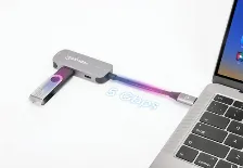 Docking Station Manhattan, Interfaz Usb-c, 1x Hdmi 2.0, 1x Usb-a, 1x Usb-c, Color Gris