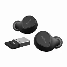 Audífonos Jabra Evolve2 Buds Intra Auditivo, Inalámbrico, Usb, Bluetooth, Negro