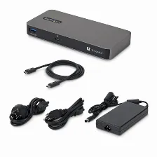 Hub Startech.com Interfaz Thunderbolt 5, Cantidad De Puertos 4, Velocidad 80 Mbit/s, Color Gris
