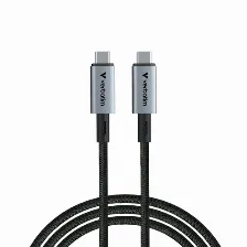 Cable Usb Verbatim Sync & Charge 31847, Usb4, 240 Watts, 40 Gigabits Por Segundo, 1.2 Metros, Negro.
