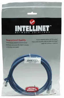 Cable Patch Cord Intellinet, Cat5e, 2mts, Azul