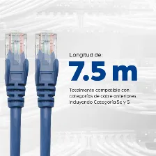 Intellinet - 342629 - Cable De Red, Cat6, Utp / Rj45 Macho / Rj45 Macho, 7.5 M, Azul