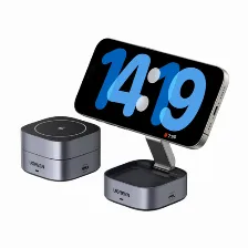 Cargador Ugreen 35278 12 V, Audífonos, Smartphone, Interior, Carga Rápida, 15 W, Gris