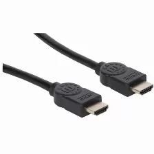 Cable Hdmi Manhattan Cable Hdmi De Ultra Alta Velocidad Canal Ethernet, 3 M, 48 Gbit/s, Negro