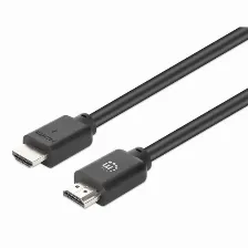 Cable Hdmi Manhattan Canal Ethernet, 5 M, 18 Gbit/s, 1080p, 1440p, 2160p, Negro