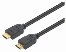 Cable Hdmi Manhattan 356947 Canal Ethernet, 1 M, 18 Gbit/s, 1080p, 1440p, 2160p, Negro