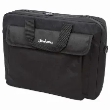 Maletin Para Laptop Manhattan London De 15.6 Pulgadas, Poliester, Color Negro, Ligero Dano