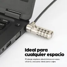 Cable Antirrobo Manhattan Candado Laptop Nano Combinación 1.8mts Gris Kensington, Nano, Cerradura Con Combinación, 1.8 M, Acero, Zinc, Gris