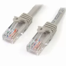 Patchcord Startech.com Cat5e, 1 M, U/utp (utp), Gris