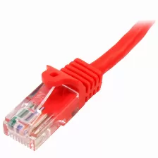 Patchcord Startech.com Cat5e, 5 M, U/utp (utp), Rojo