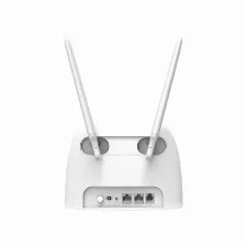Ruteador Inalámbrico Tenda N300 4 Ant., Wi-fi 4 (802.11n), 2 Rj-45, 300 Mbit/s, Blanco