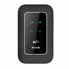 Ruteador Inalámbrico Tenda 4g180 2 Ant., Wi-fi 4 (802.11n), Negro