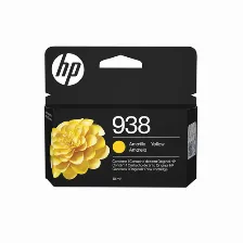 Cartucho De Tinta Hp Cartucho De Tinta Amarilla Original 938 Original, Amarillo, Rendimiento Estándar