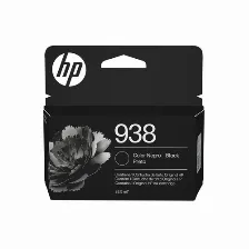 Cartucho De Tinta Hp Cartucho Original De Tinta Negra 938 Original, Negro, Rendimiento Estándar