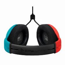 Audífonos Pdp Lvl40 Diadema, Alámbrico, 3.5 Mm, Negro, Azul, Rojo