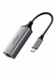 Adaptador De Red Ugreen Usb-c A Rj45, 1000 Mbit/s, Plata