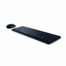 Kit Teclado Y Mouse Dell Km3322w-r-ltn, Inalambrico, Color Negro