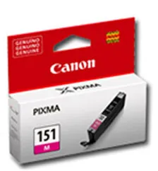 Cartucho De Tinta Canon Cli-151m Original, Magenta
