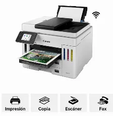 Multifuncional Canon Maxify Gx7110 Inyección De Tinta, Impresión A Color, Wifi, Ethernet