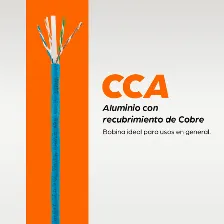 Bobina De Cable De Red Intellinet Utp Cat6, Cca, 305 M, Solida, Calibre 23 Awg, Color Azul