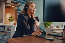 Audífonos Hp Poly Diadema, Inalámbrico Y Alámbrico, Usb, Negro