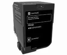 Tóner Lexmark 84c4hk0 Original, Negro, Alto Rendimiento (xl)