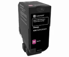 Tóner Lexmark 84c4hm0 Original, Magenta, Alto Rendimiento (xl)