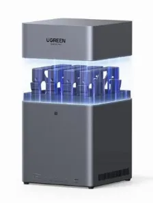 Nas Ugreen Dh4300 Plus, Ugos Pro, Rk3588c, Ram 8gb, Sata, 4 Bahias Soporta 120tb (no Incluye Disco), Acceso Remoto, Gris